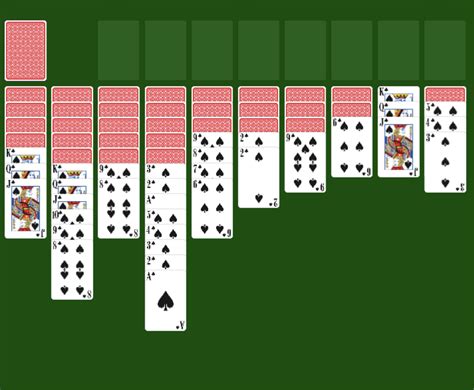 card game solitaire spider.